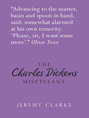cover image of The Charles Dickens Miscellany